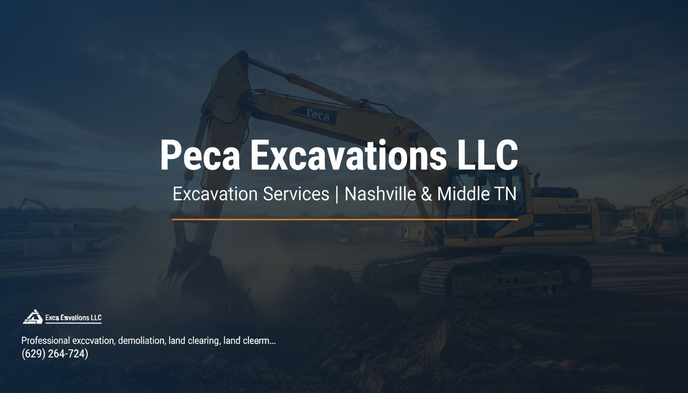 Excavation Services Nashville TN | Peca Excavations LLC